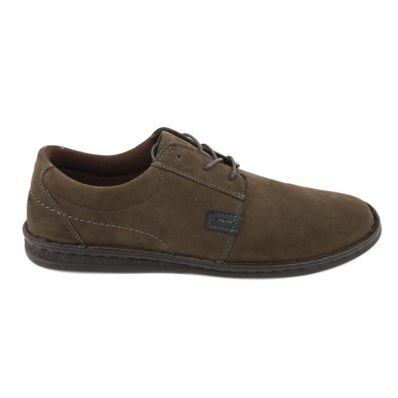 Zapatos confort American Club CY17 oliva multicolor verde