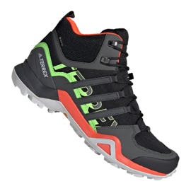 Zapatillas Adidas Terrex Swift R2 Mid Gtx Senderismo M FU7603 negro multicolor