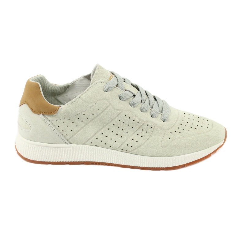 Zapatillas deportivas de piel American Club AA04 beige