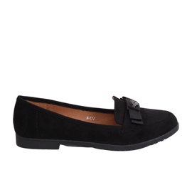 Mocasines de mujer negros W-177 Black