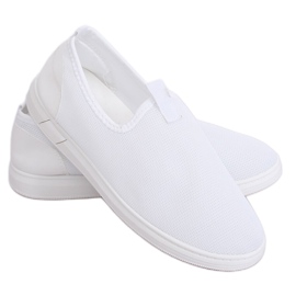 1066 zapatillas slip-on blancas blanco