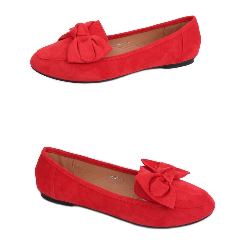 Mocasines con lazo rojo B2028 Rojo Mocasines con lazo rojo B2028 Rojo