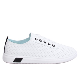Zapatillas con cordones en blanco y negro BB77 Black