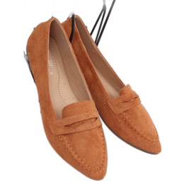 Mocasines de mujer camel CH-1M6 Camel marrón