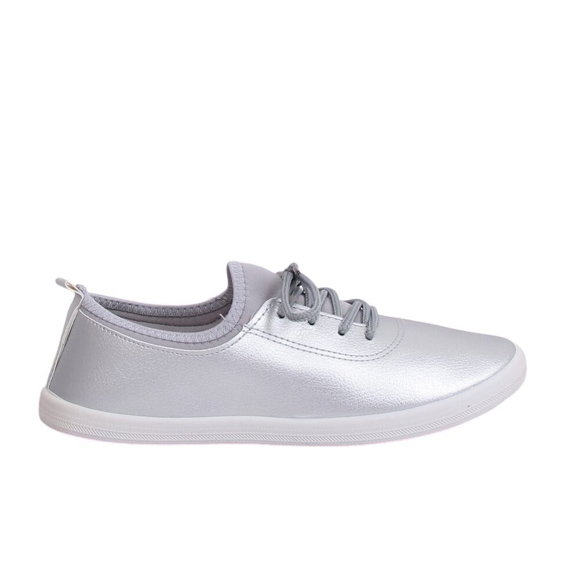 Zapatillas de mujer plateadas W9782 Silver gris