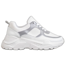 SHELOVET Zapatillas clásicas blancas blanco