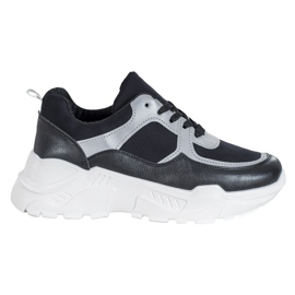 SHELOVET Zapatillas clásicas negras negro