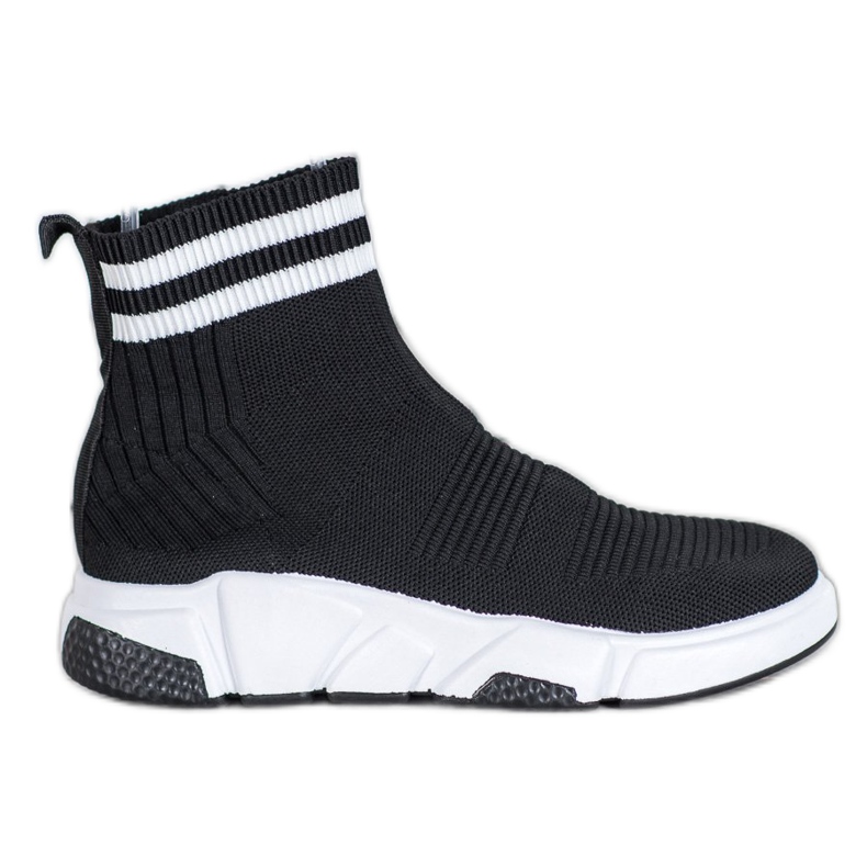 SHELOVET Zapatos sin cordones con correas negro
