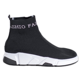 SHELOVET Zapatos sin cordones de moda negro