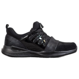 SHELOVET Zapatos deportivos negros de moda