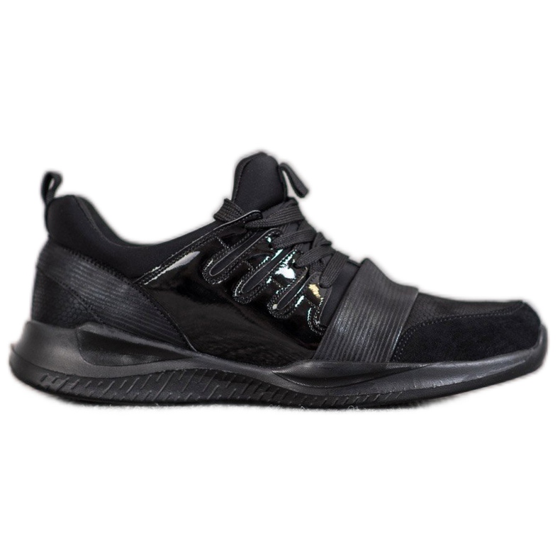 SHELOVET Zapatos deportivos negros de moda