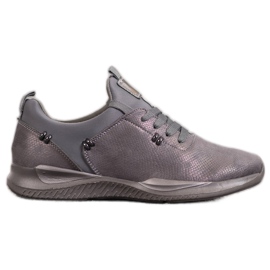 SHELOVET Zapatos deportivos con estilo gris