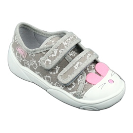 Calzado infantil befado 907P116 rosa gris
