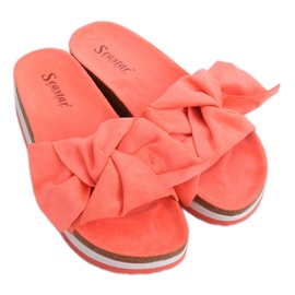 Pantuflas coral mujer SS116P Coral rosado