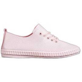 SHELOVET Zapatillas deportivas en polvo ligero rosado