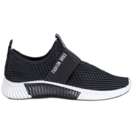 SHELOVET Zapatos de moda sin cordones negro