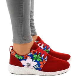 Deportivas rojas 623 rojo multicolor