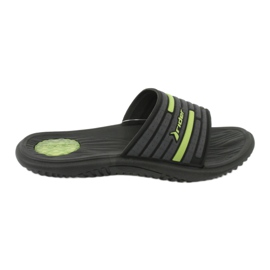 Zapatillas de piscina para hombre Rider 82735 negro / verde gris