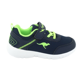 Zapatillas deportivas ligeras KangaROOS 02050 azul marino verde