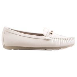 Fama Mocasines elegantes blanco