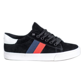 SDS Calzado deportivo con suela gruesa negro