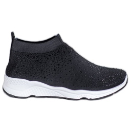 Goodin Calzado deportivo con cristales negro