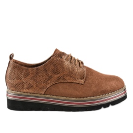 Zapatos de jazz marrones JN-31 marrón