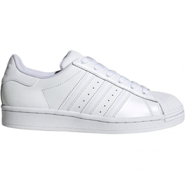 Zapatillas adidas Superstar J blancas para niños EF5399 blanco