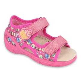 Calzado infantil befado 065P136 rosa multicolor