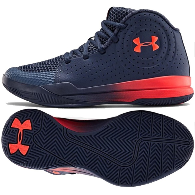 Zapatillas de baloncesto Under Armour Gs Jet 2019 Jr.3022121-405 multicolor azul marino Zapatillas de baloncesto Under Armour Gs Jet 2019 Jr.3022121-405 multicolor azul marino