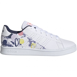 Zapatillas Adidas Advantage K Jr EG2000 blanco