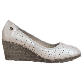 Goodin Bombas de cuña ligeras gris Goodin Bombas de cuña ligeras gris