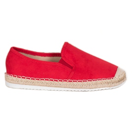 Goodin Alpargatas de ante rojo