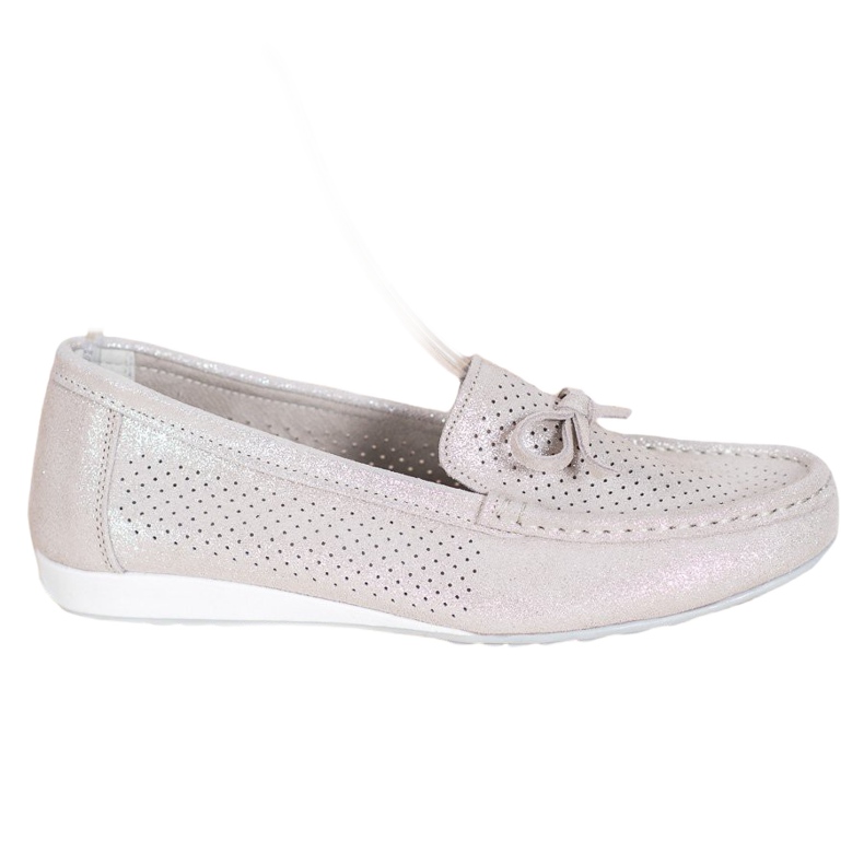Goodin Zapatos de cuero con lazo marrón
