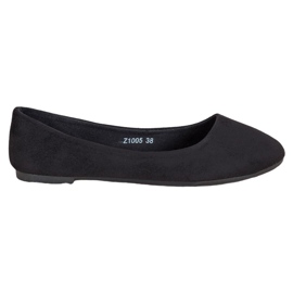 SHELOVET Cómodas bailarinas negro