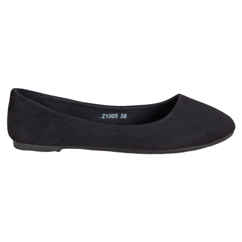 SHELOVET Cómodas bailarinas negro