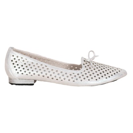 Goodin Bailarinas elegantes caladas gris