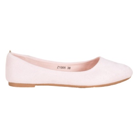 SHELOVET Cómodas bailarinas rosa