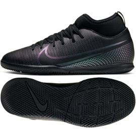 Zapatos de interior Nike Mercurial Superfly 7 Club Ic Jr AT8153-010 multicolor negro