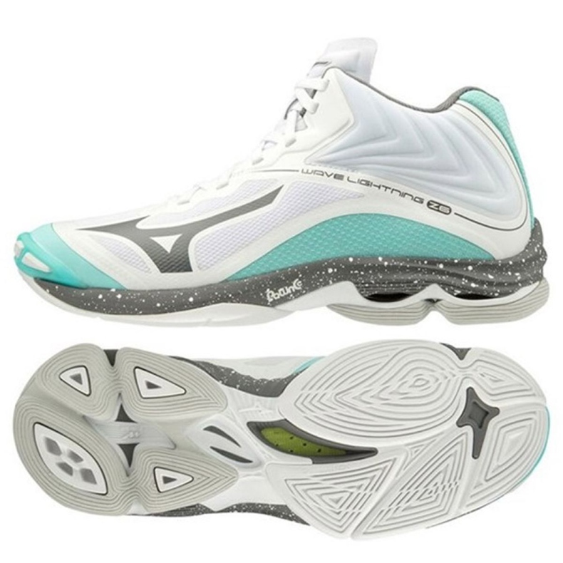 Zapatillas de voleibol Mizuno Wave Lightning Z6 W V1GC200532 multicolor blanco Zapatillas de voleibol Mizuno Wave Lightning Z6 W V1GC200532 multicolor blanco