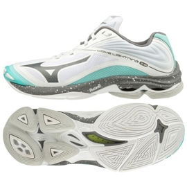 Zapatillas de voleibol Mizuno Wave Lightning Z6 W V1GC200085 blanco blanco