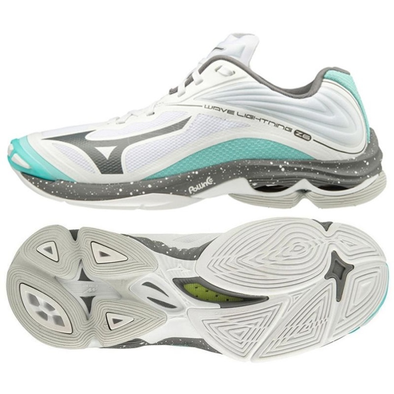 Zapatillas de voleibol Mizuno Wave Lightning Z6 W V1GC200085 blanco blanco