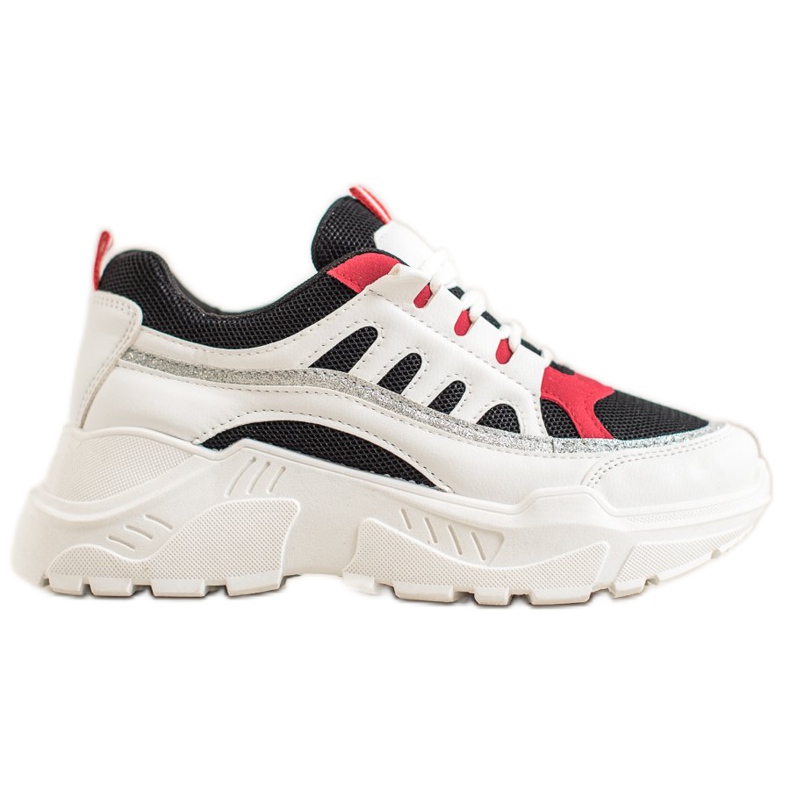 SHELOVET Zapatillas con estilo blanco