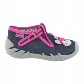 Calzado infantil befado 110P379 azul marino rosa