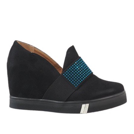 Bombas negras en la cuña T1715-1 negro