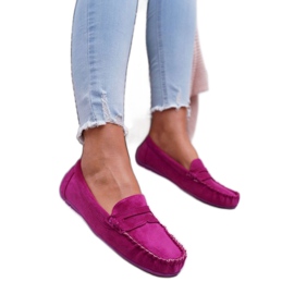 SEA Mocasines fucsia para mujer T348 rosa