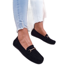 SEA Mocasines de mujer T350 negros