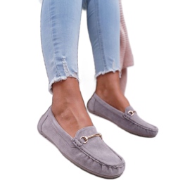 SEA Mocasines de mujer gris T350