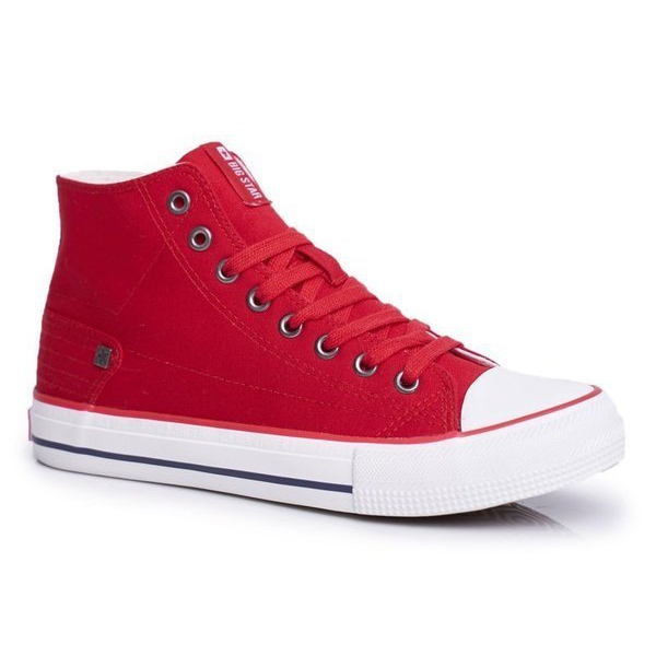 Zapatillas rojas Big Star high DD274334 rojo