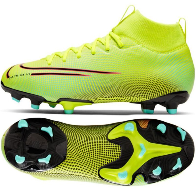 Botas de fútbol Nike Mercurial Superfly 7 Academy Mds FG / MG Jr BQ5409-703 amarillo amarillo Botas de fútbol Nike Mercurial Superfly 7 Academy Mds FG / MG Jr BQ5409-703 amarillo amarillo